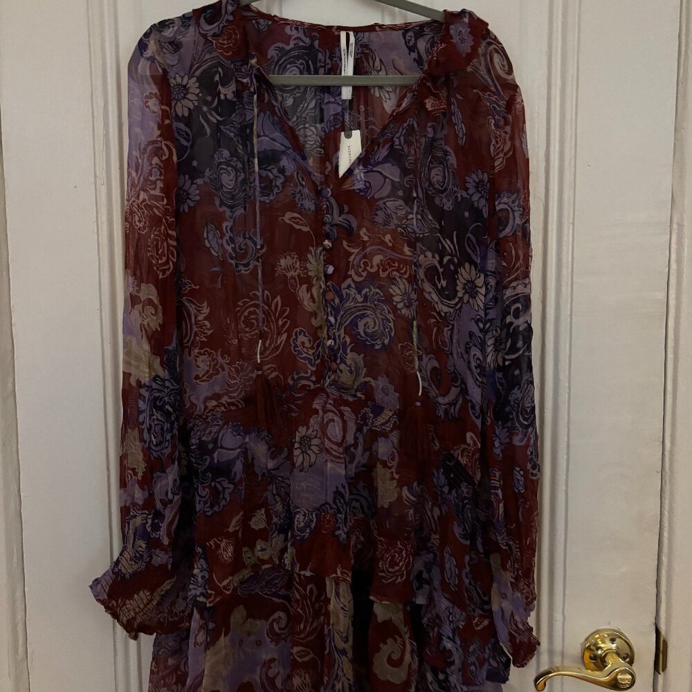 NEW! anthropologie sheer beach cover up